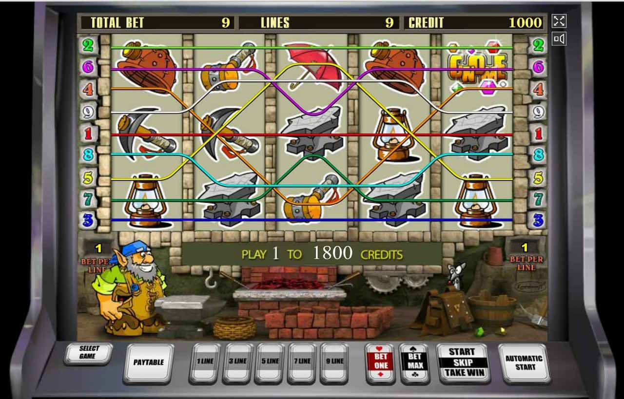 Gnome - игровой автомат