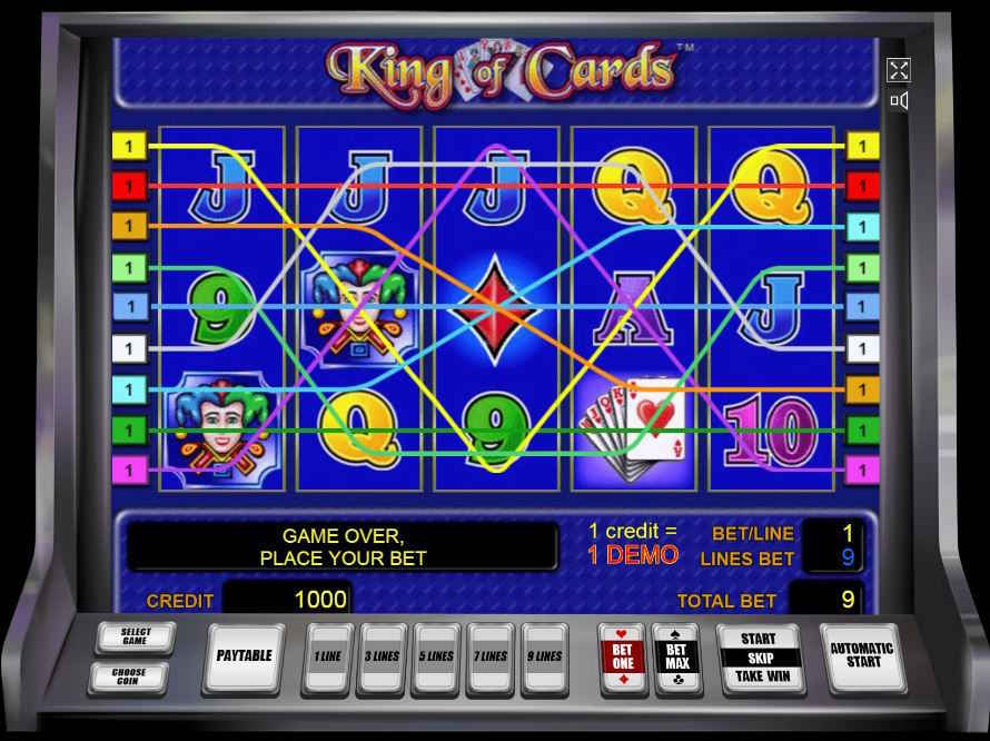 Игровой автомат Король Карт (King of Cards)